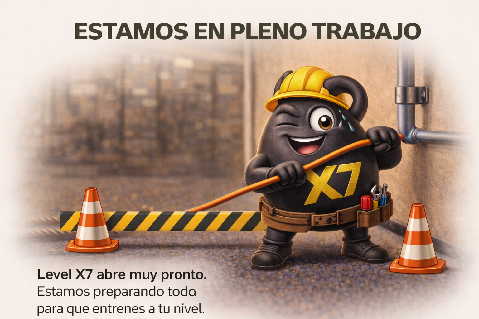 Level X7 en construcción